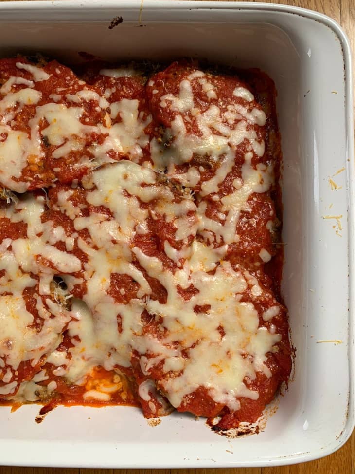 I Tried Martha Stewart's Baked Eggplant Parmesan The Kitchn